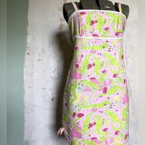 Lily Pulitzer Summer “Frisky Business” Crocodile Dress